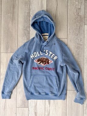 Hollister Vault Embroidered Logo Hoodie
